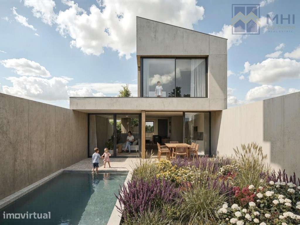 Moradia T4 de Arquitetura Contemporânea na Madalena, Vila Nova de Gaia - Grande imagem: 2/2