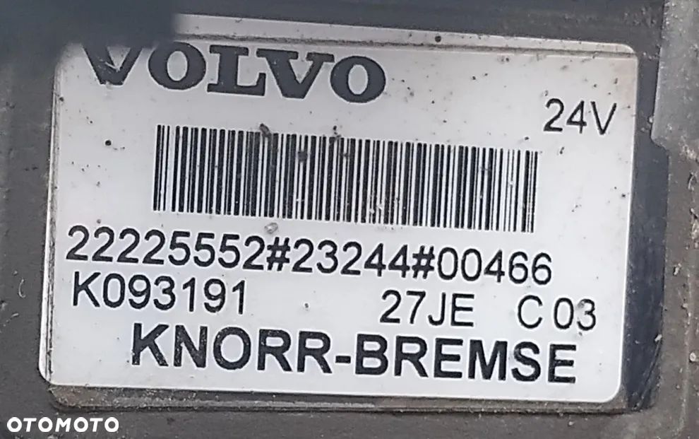 Zawór EBS Modulator Knorr VOLVO FH 2023 22225552 - 3