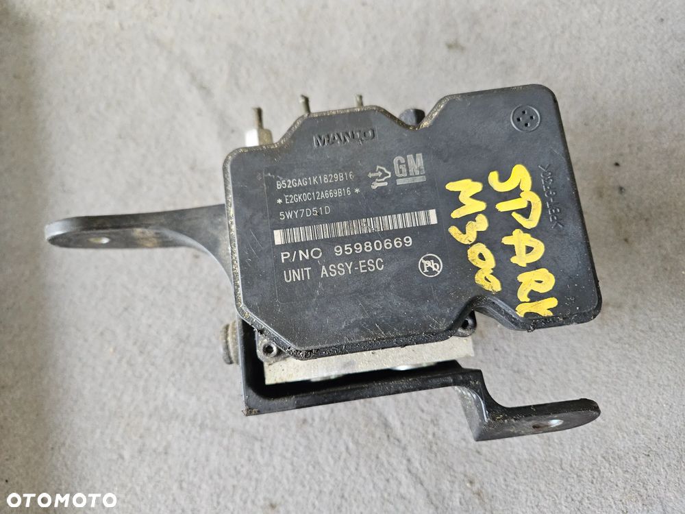 Pompa sterownik ABS Chevrolet Spark M300 1,0 b 2011r 95980669 AAJ - 5