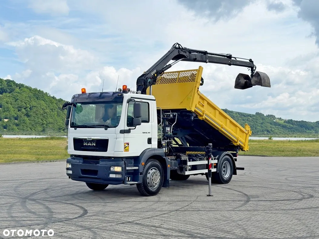 MAN TGM 18.340 WYWROTKA 4,05 m* HIAB 111 B-2 HIDUO/PILOT - 2