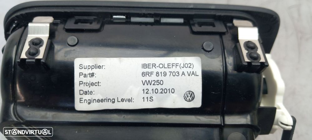 Difusor / saída de ar VOLKSWAGEN Polo (6R, 6C) - 4
