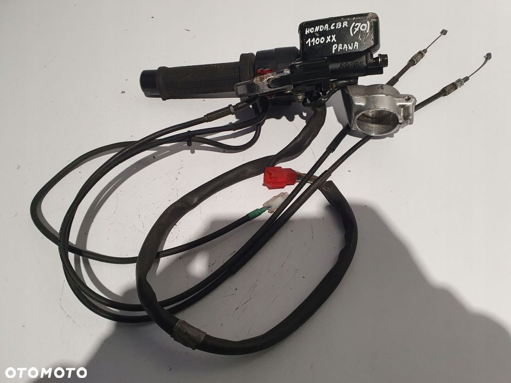 PRAWA MANETKA GAZU Honda CBR 1100XX 99-06 Przełącznik Starter linka pompka - 10