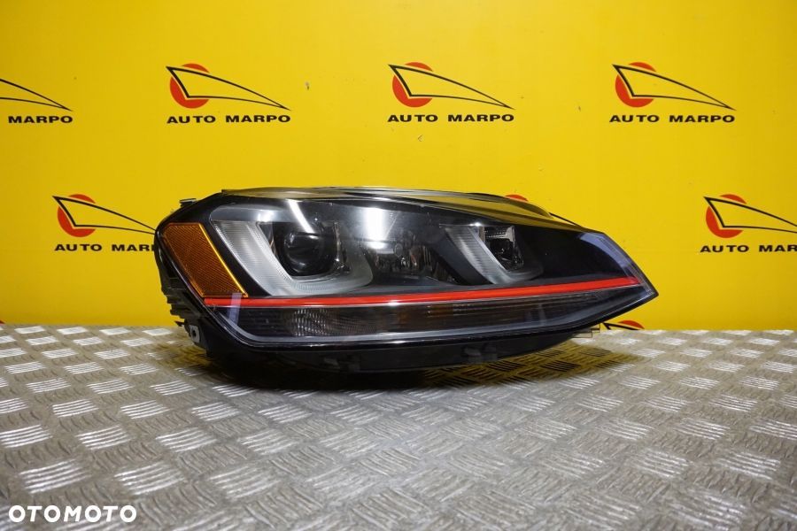 VW GOLF VII HELLA GTI 2015- REFLEKTOR LAMPA XENON Z LED PRAWA USA - 2