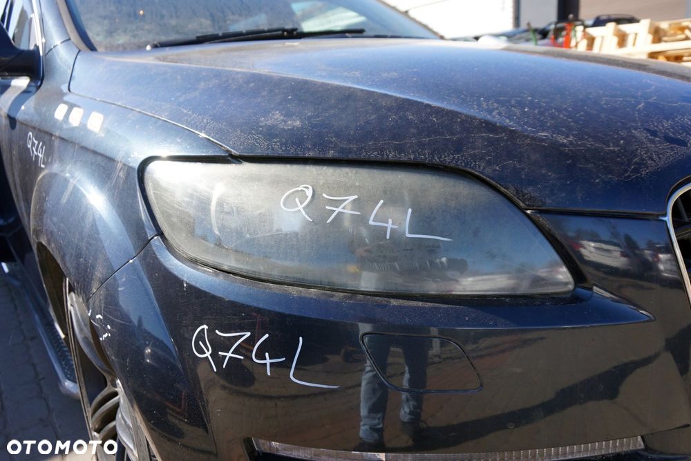 MASKA ZDERZAK BŁOTNIKI LAMPY Q7 4L LIFT LZ5Q  AUDI 2009-2015 CZARNY PRZÓD KOMPLETNY - 25