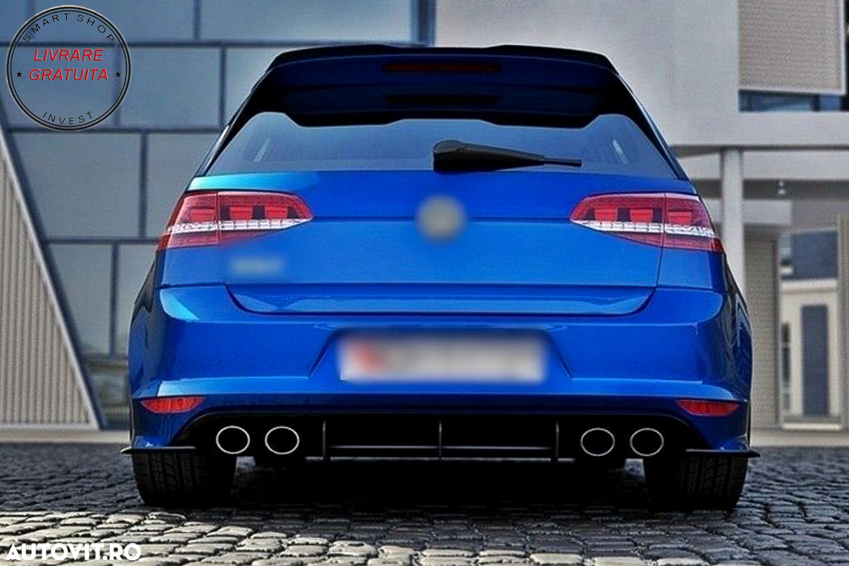 Extensie Difuzor Bara Spate VW Golf 7 VII R (2013-2016)- livrare gratuita - 10
