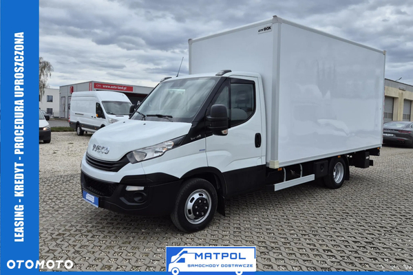 Iveco Daily 35C14, kontener, winda 750KG, bliźniaki