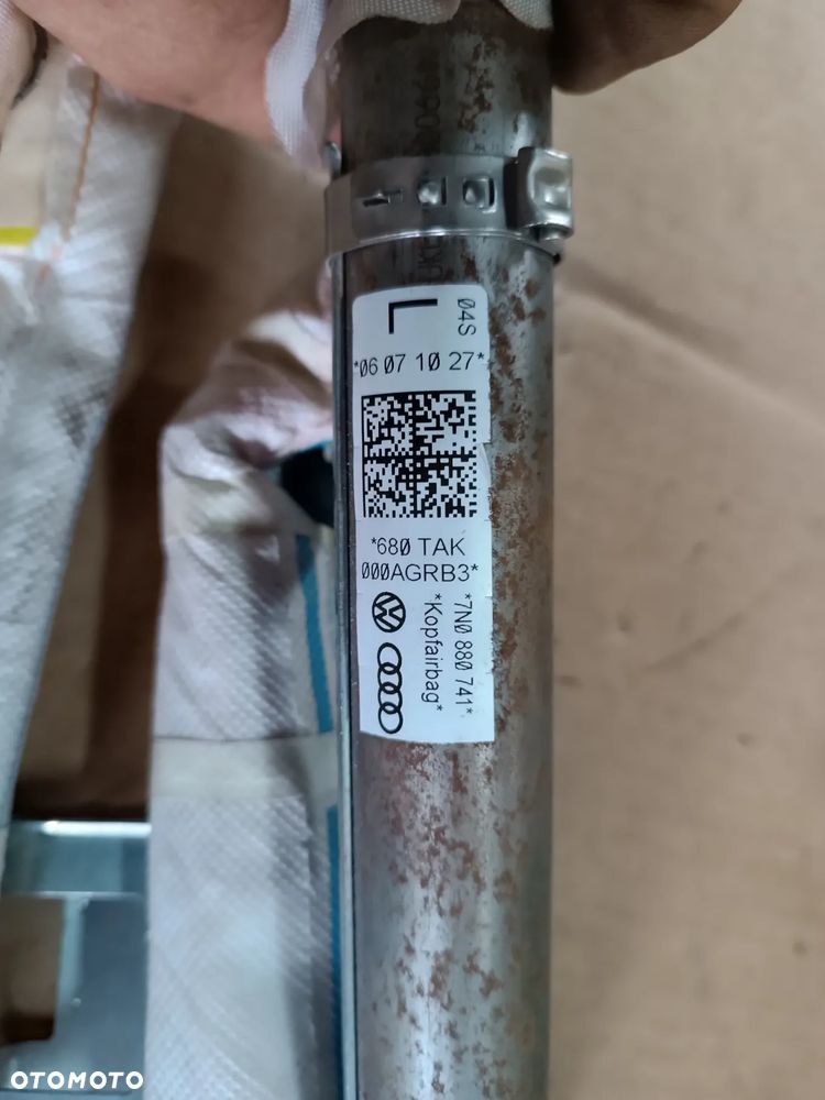 KURTYNA LEWA PODUSZKA AIRBAG SEAT ALHAMBRA II SHARAN 7N0 - 2