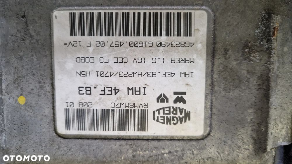 FIAT MAREA 1,6 16V STEROWNIK SILNIKA 46823490 IAW4EF.83 - 2