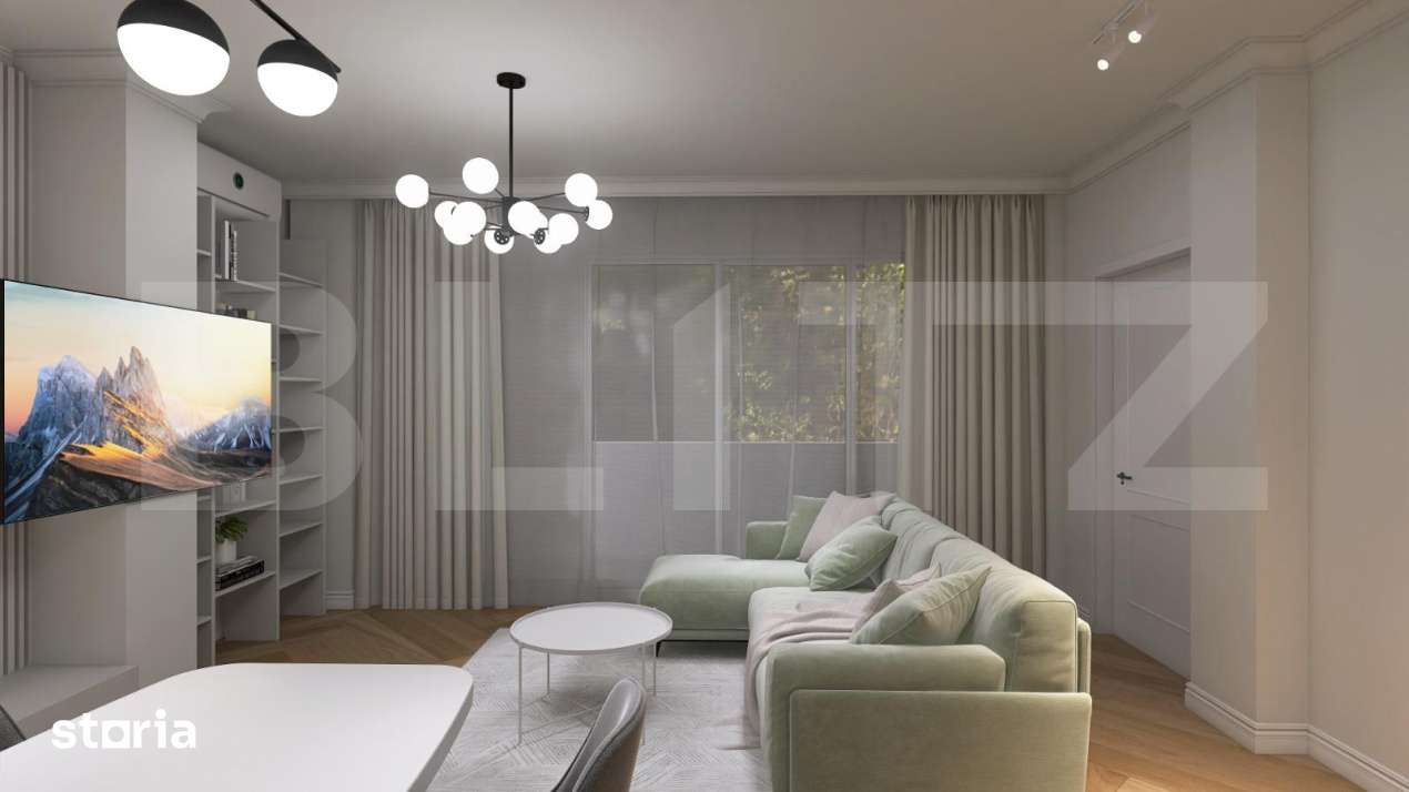 Apartament nou modern, 2 camere, centrala pe gaz si panouri fotovoltai — fotografia 1