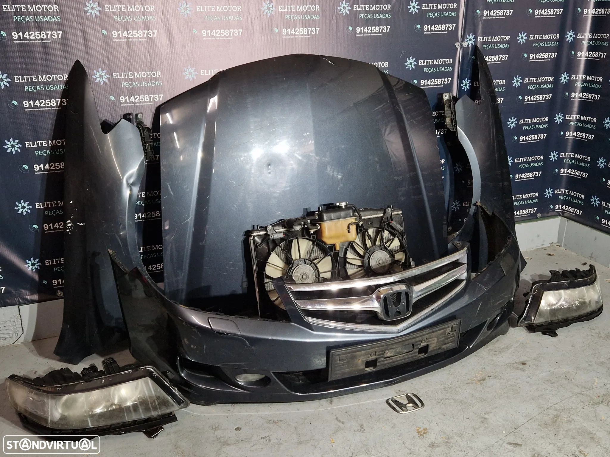 Frente completa usada HONDA ACCORD 2.2 CTDI FACELIFT parachoques guardalamas oticas capot RESTYLE - 1