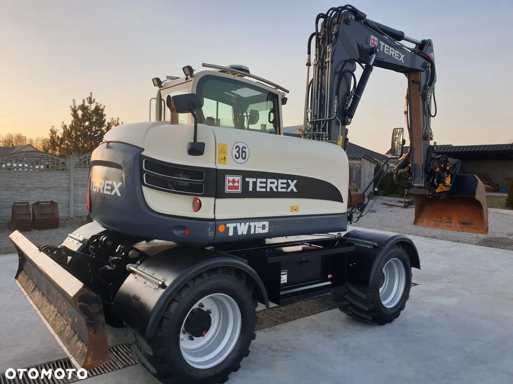 Terex TW 110 ROTOTILT/SZCZYPCE 3-ŁYŻKI SPROWADZONY ŁADNY STAN - 5