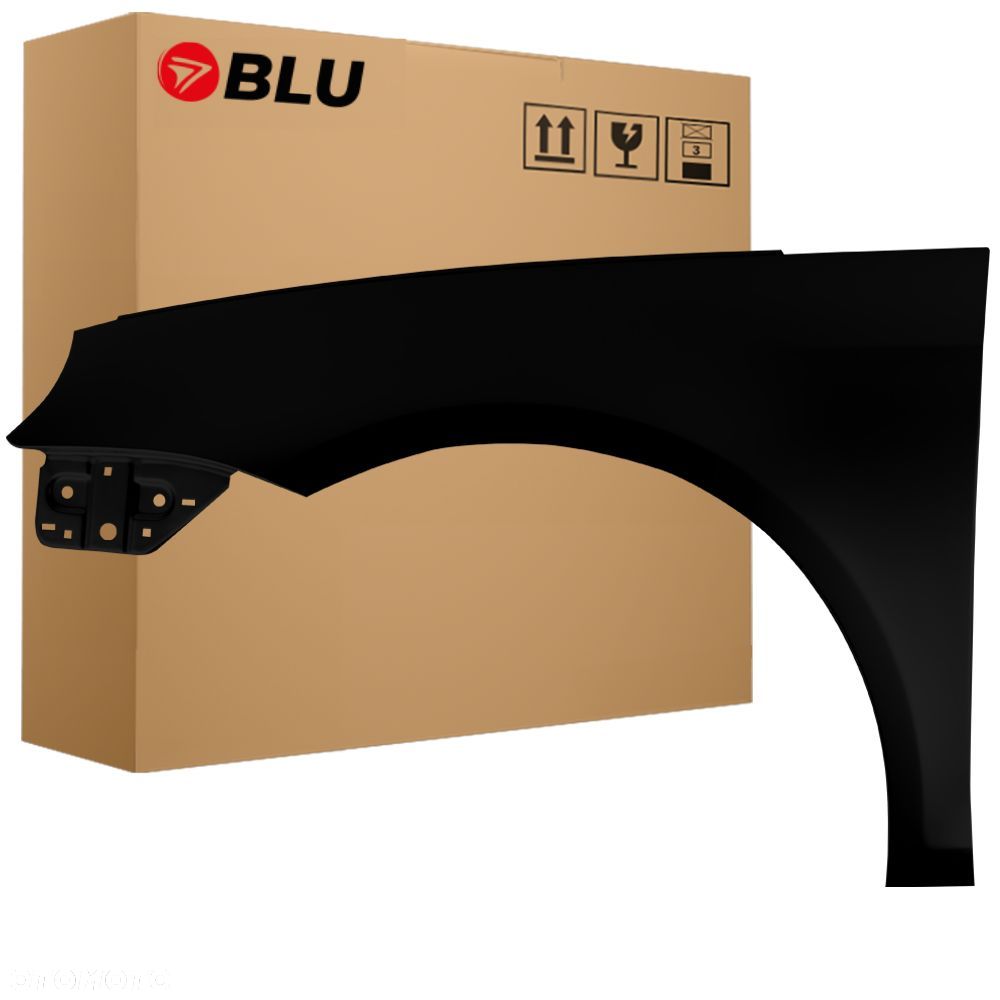 BLU Błotnik VW EOS L041 LO41 lewy czarny 06-15 przód Schwarz - 1