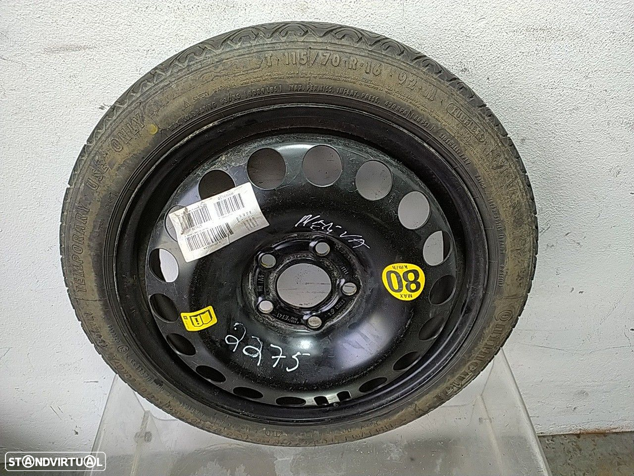 Pneu Sobresselente Opel Meriva B Veículo Multiuso (S10) - 3