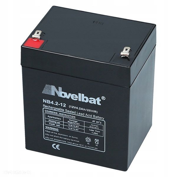 Akumulator NOVELBAT PR AGM VRLA 12V/4,2Ah 9070106 - 5