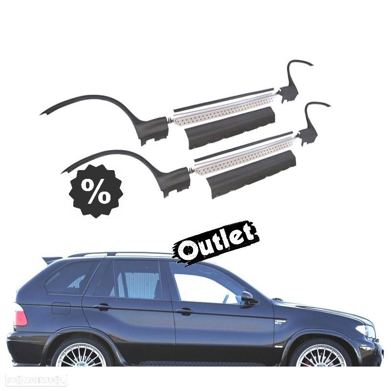 R146323C2 KIT DE ESTRIBOS PARA BMW X5 E53 1999-2007 ALUMINIO - 1