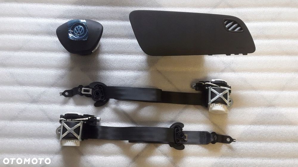 DESKA KONSOLA VW POLO 6R 6C PODUSZKI PASY AIRBAG - 1