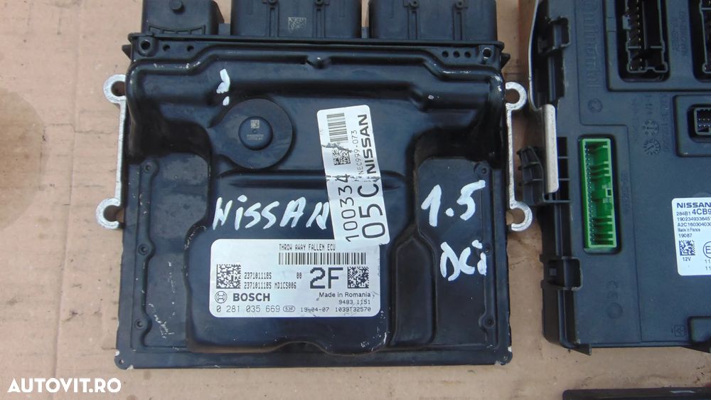 Ecu calculator Motor Nissan qashqai 1.5 euro 6 j11 Dacia Duster renault kadjar 1.5 cutie manuala automata - 2