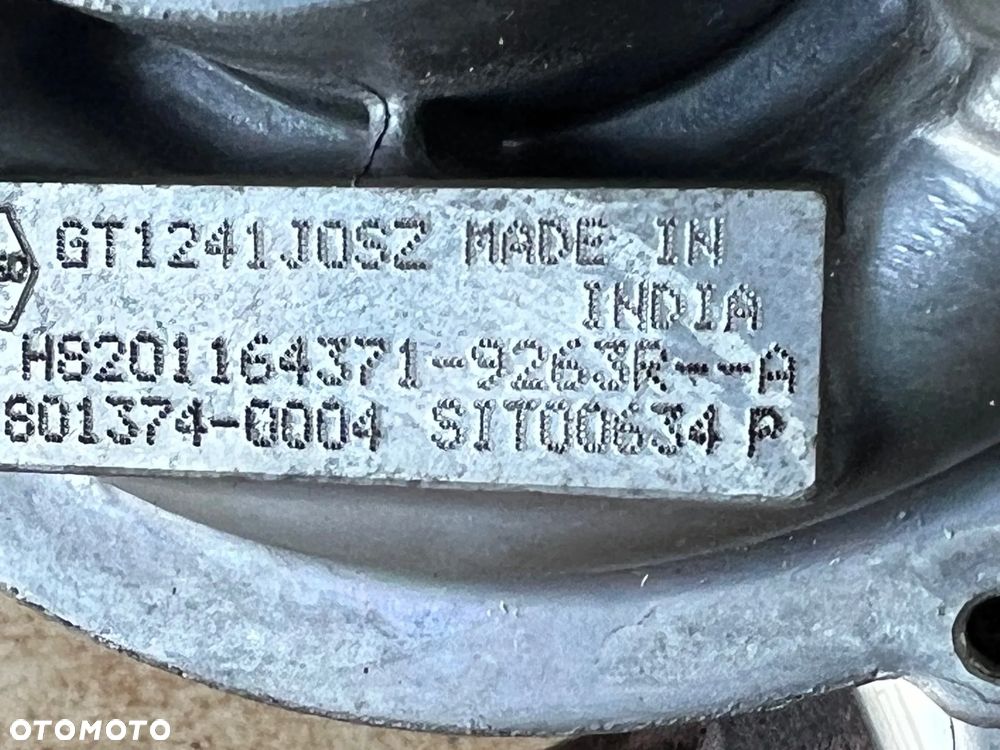 TURBO TURBOSPRĘŻARKA TURBINA 1.5 DCI RENAULT CLIO IV KANGOO II CITAN DACIA NISSAN 8201164371 ORYGINAŁ SUPER STAN - 4