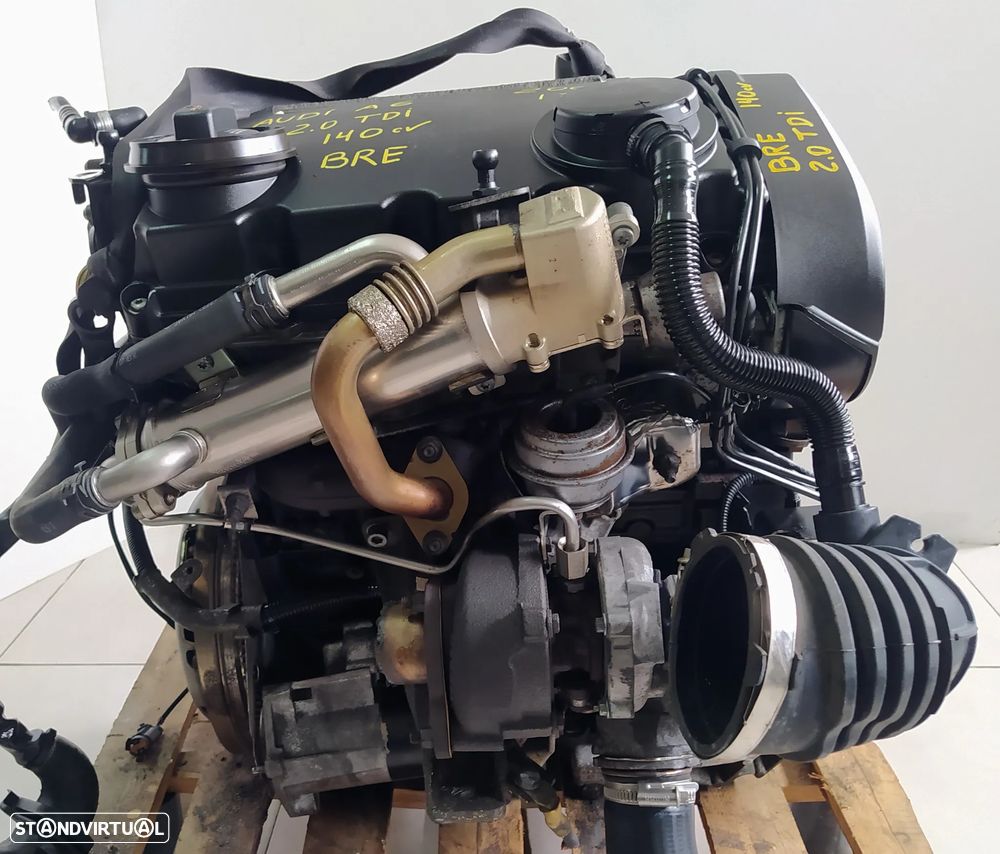 Motor audi A6 2.0TDI 140cv BRE - A6 C6 - caixa 6 velocidades GYX ano 2007 - 7
