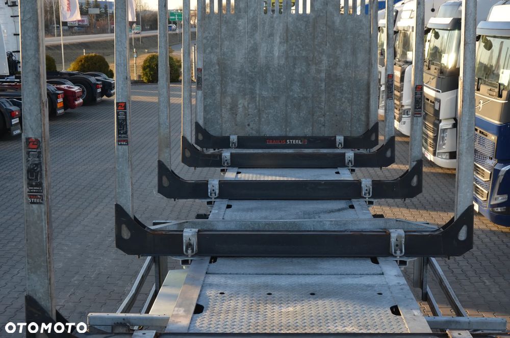 Zaslaw NACZEPA KŁONICOWA DO PRZEWOZU DREWNA / 2022r / OCYNK / SAF / OŚ POD. / 2273 - 8