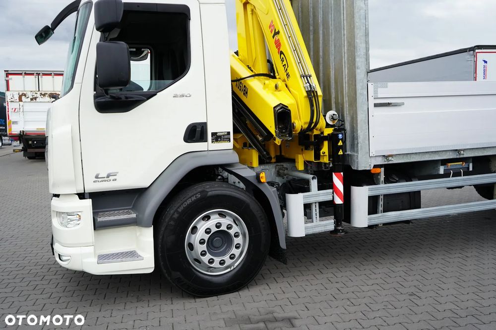 DAF LF / 250 / SKRZYNIOWY + HDS / HYVA HB-150 / PILOT / ROTATOR - 18