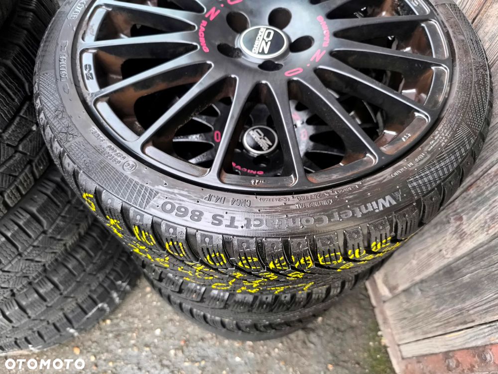 5x100 Alufelgi Felgi Aluminiowe 17 Koła Zimowe Zima OZ RACING SUPERTURISMO Czarne ITALY VW GOLF NEW BEETLE BORA POLO AUDI A3 TT A1 SKODA OCTAVIA I FABIA SEAT LEON I TOLEDO 2 IBIZA SUBARU TOYOTA 7mm Legnica ALU-RAD 215/40 - 9