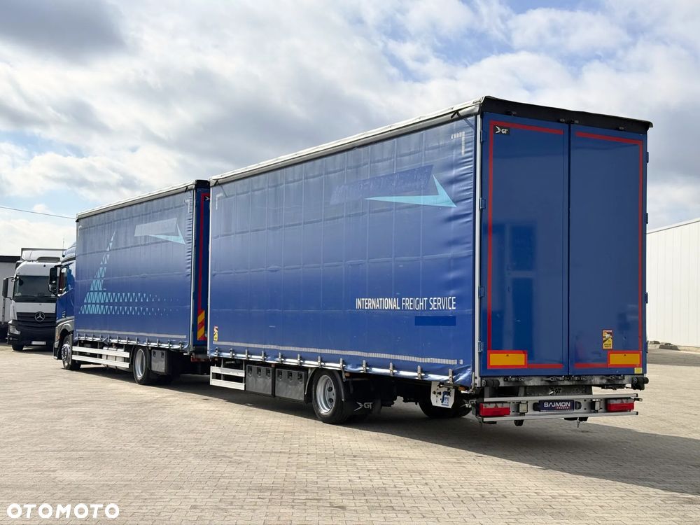 Mercedes-Benz ACTROS F 1836 / ZESTAW TANDEM 120 M3 / PRZEJAZDOWY / 7,75 M + 7,75 M / SALON PL - 4
