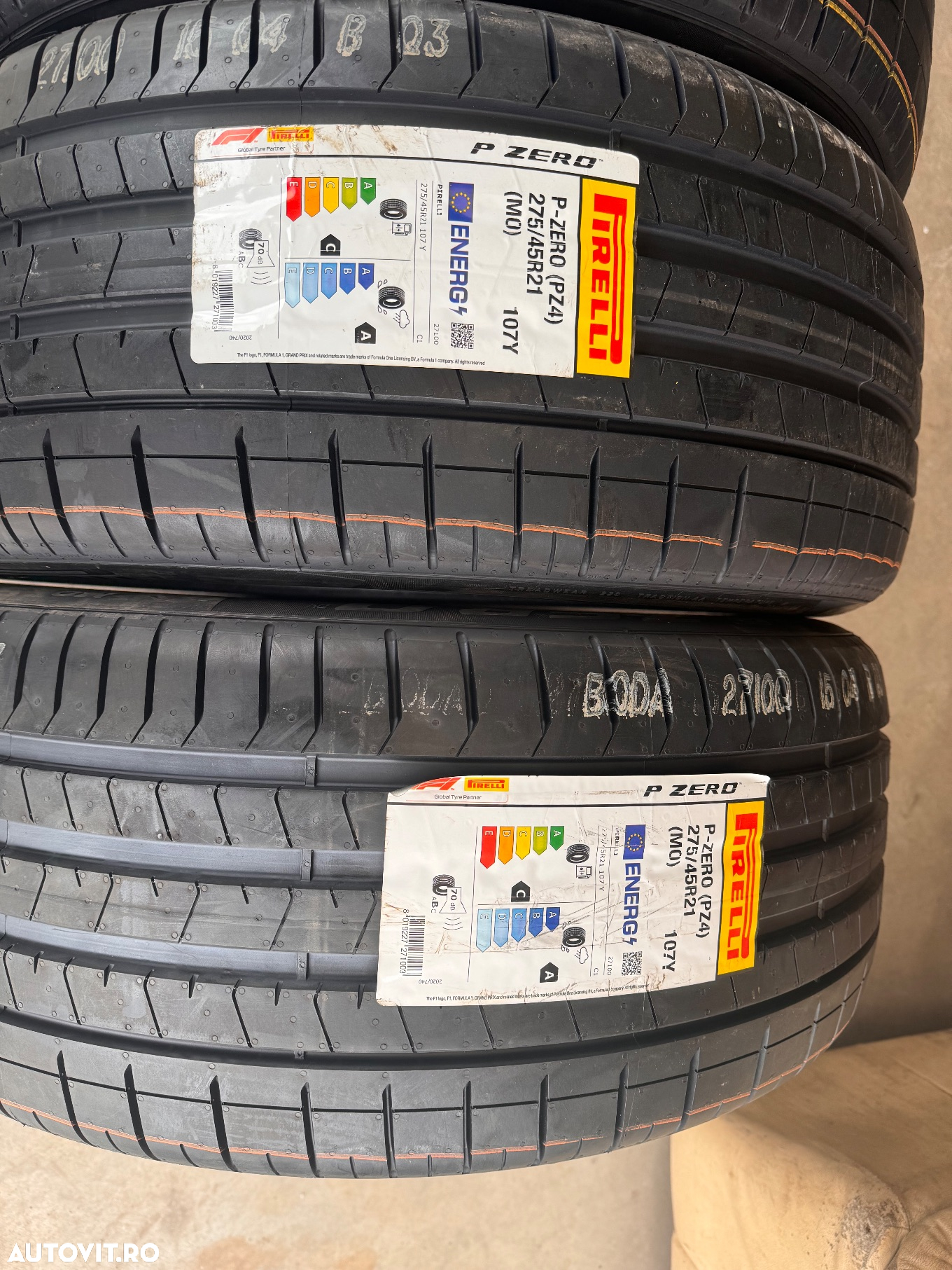 Vând set anvelope 275/45/21-315/40/21 pirelli de vară noi - 2