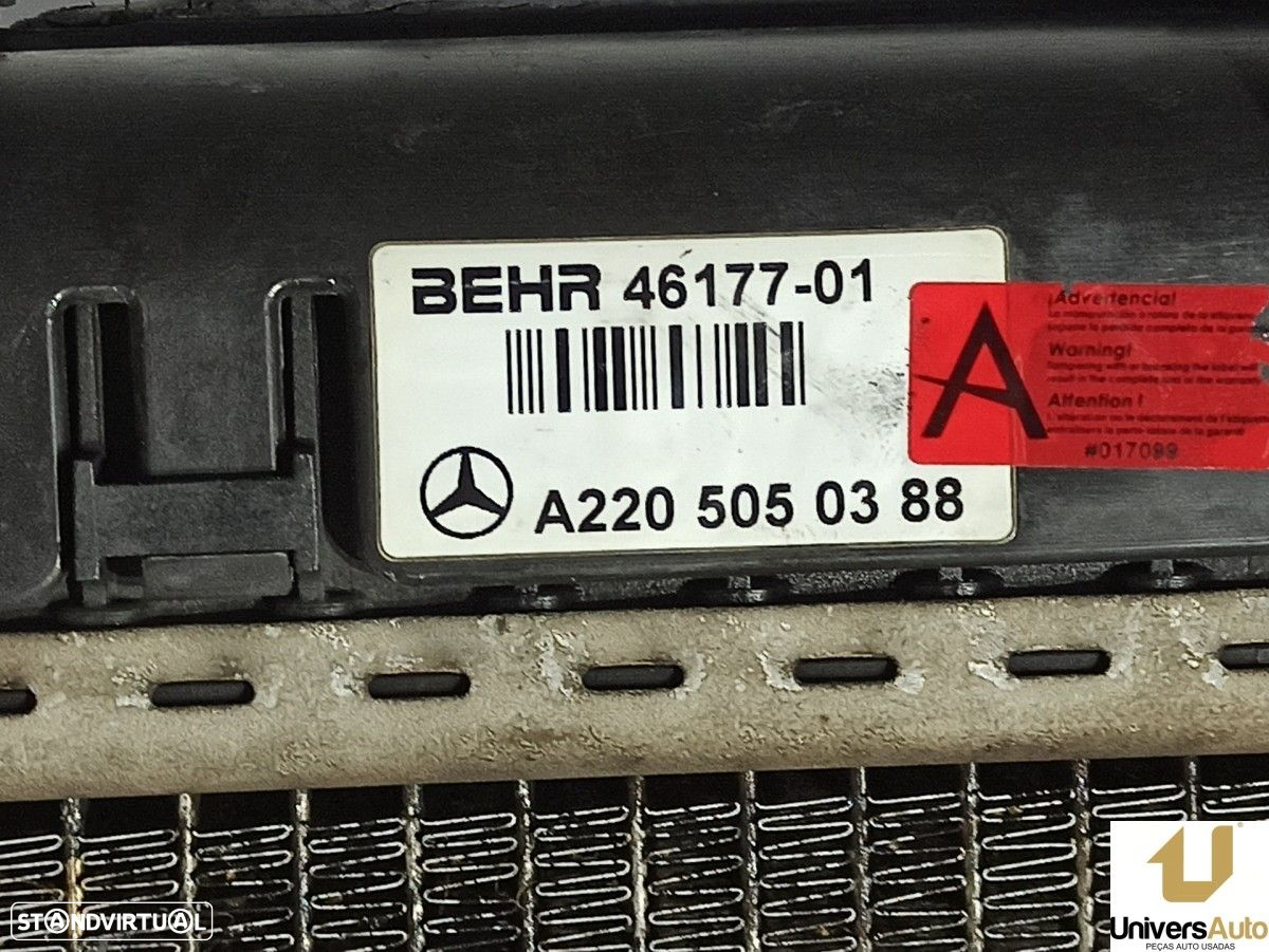 RADIADOR DE ÁGUA MERCEDES CLASE S (W220) BERLINA 320 CDI (220.025) - 3