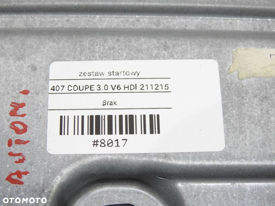ZESTAW STARTOWY PEUGEOT 407 3.0 V6 HDI 9666383980 - 15