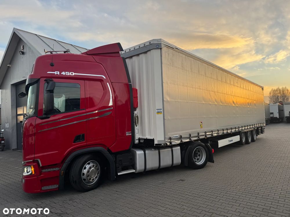 Krone FIRANKA MEGA , XL, OŚ I DACH PODNOSZONE, 2022 ROK KRAJOWA + SCANIA R450 2022 - 33