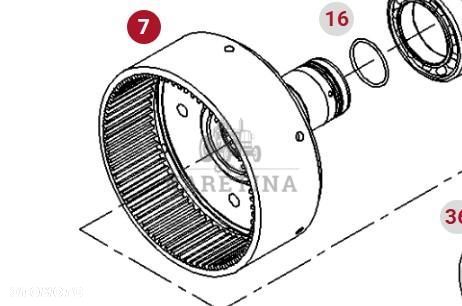 Fendt 930 933 936 939 942 Vario Gen 6 Obudowa Sprzęgła WOM CZĘŚCI 931150200511 - 1