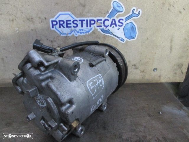 Compressor AC 3M5H19D629KF FORD FOCUS 2006 1.6 TDCI FORD FOCUS 2 2009 1.6TDCI 90CV 5P BRANCO DIESEL VALEO - 2