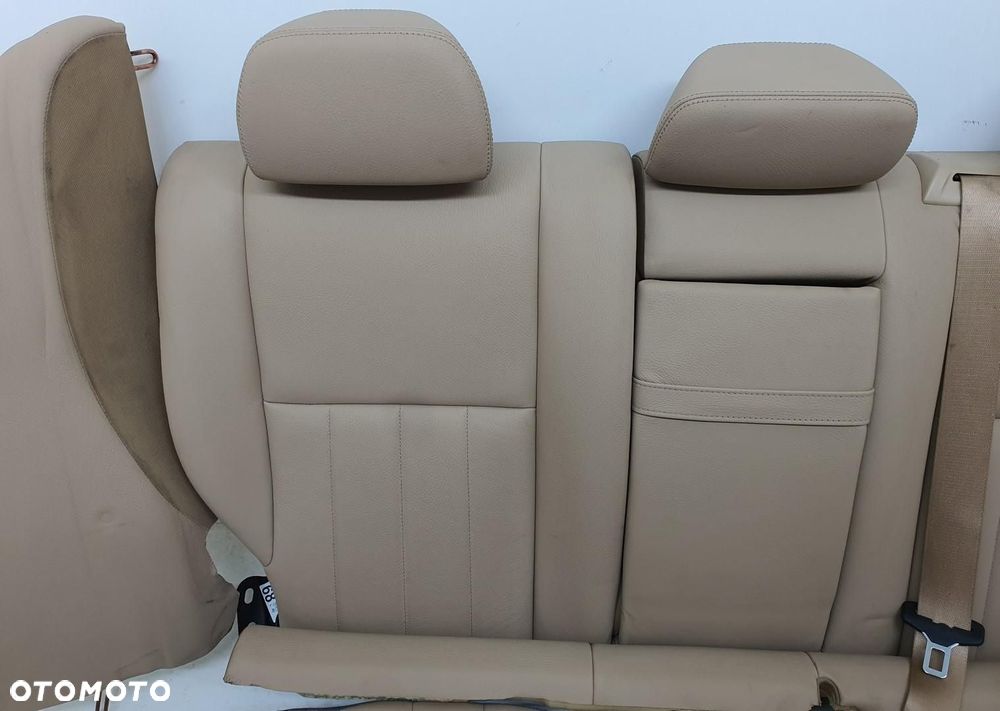 KANAPA TYLNA TYŁ SKÓRA MERCEDES W204 SEDAN - 6