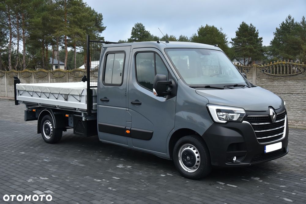 Renault MASTER 2.3 165KM DOKA DUBEL 7 OSÓB / HAK / WYWROTKA 3-STRONNA / NA PODUSZKACH / NAWIGACJA / SERWIS ASO RENAULT DO KOŃCA / SALON PL ! ! ! - 8