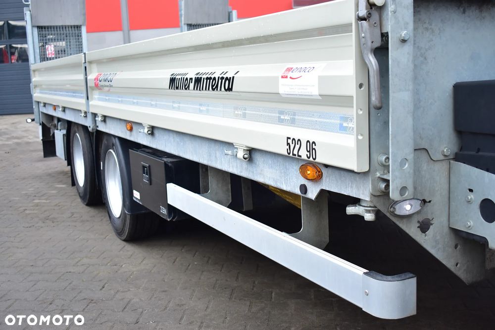 Müller-Mitteltal Przyczepa niskopodwoziowa/ Tandem/ do transportu maszyn budowlanych, kontenerów/ DMC : 18.000 KG/ Najazdy/ Sprowadzona z Niemiec / Jak nowa ! - 28