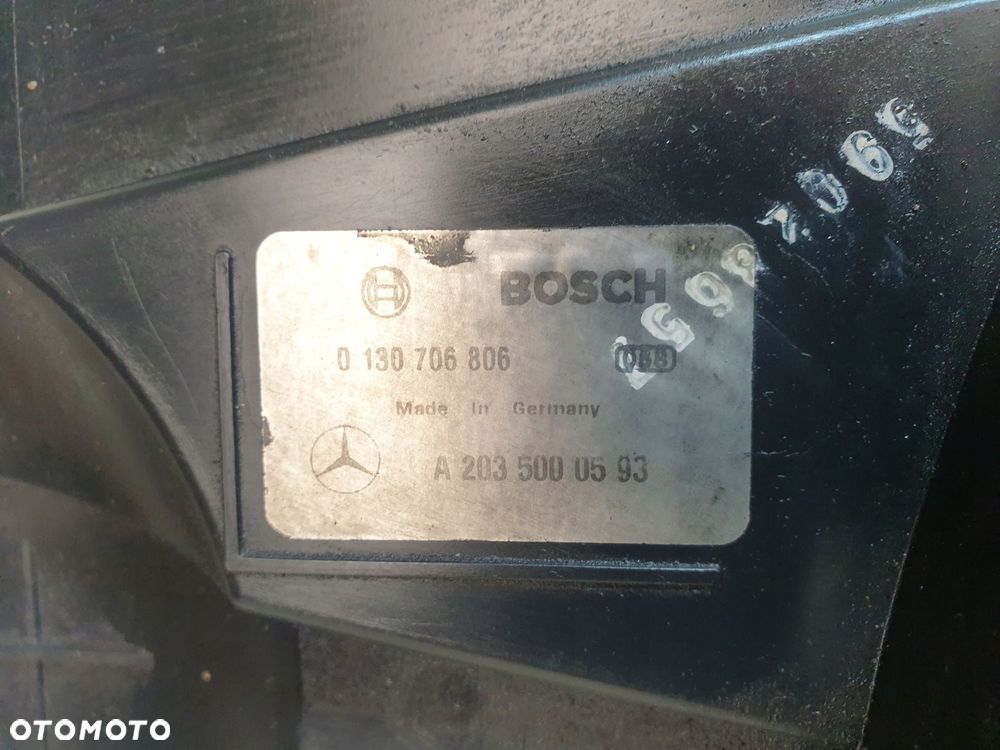mercedes slk r171 3.0 v6 benzyna wentylator chŁodnicy a2035000593 oryg - 8