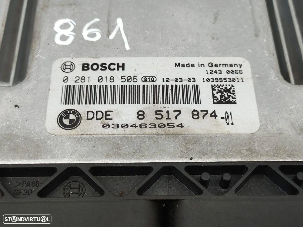 Centralina Original Motor Bosch BMW 2.0 N47D20 0281018506 8517874 - 6