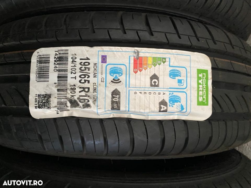 vand 4 anvelope 195/65/16c nokian de vară noi - 2