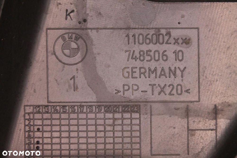 OSŁONA KOMORY SILNIKA LEWA 7019803 BMW F10 F11 - 7