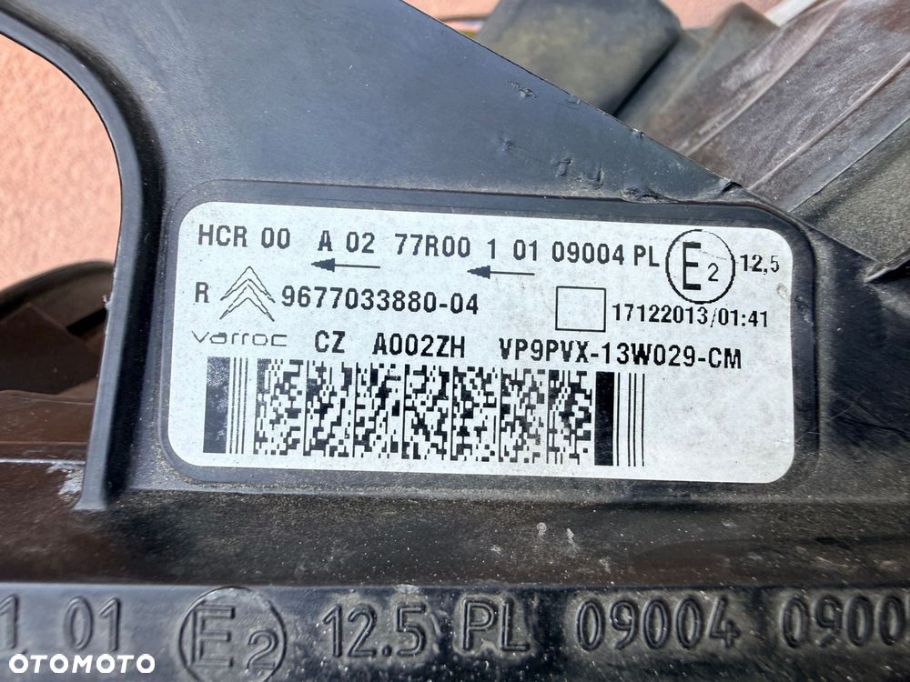 Lampa przednia CITROEN C3 II DS3 LIFT KOMPLET EUROPA VISTEON ŁADNE Z 1 AUTA - 8