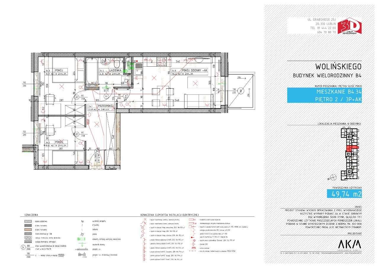 Promocja!!! Mieszkanie gotowe do przekazania 49 m2, 3 pokoje z aneksem - Pełny obrazek: 2/25