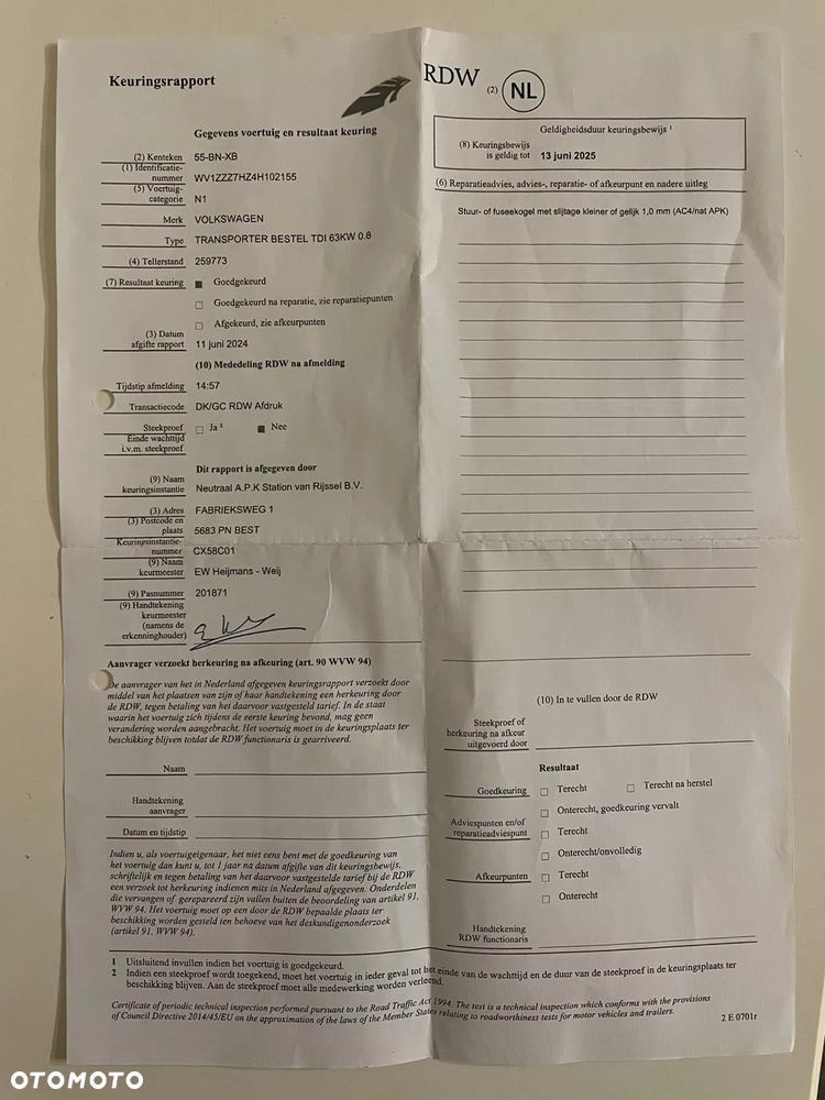 Volkswagen TRANSPORTER - 25