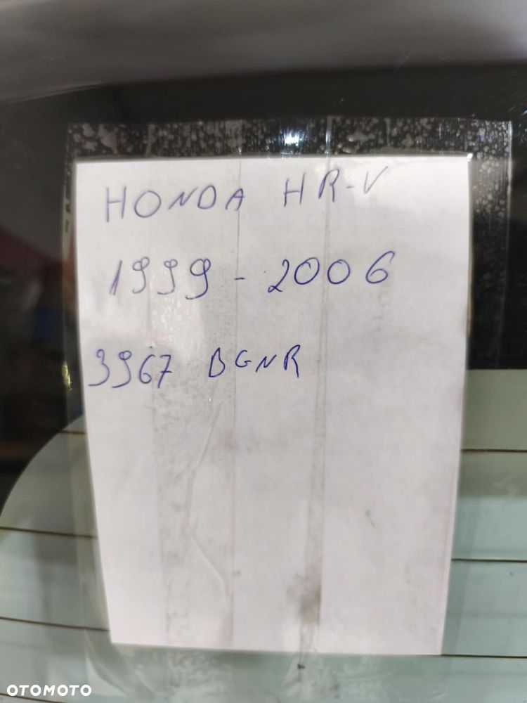 Szyba tylna HONDA HR-V 1999-2006 5 DRZWI SUV - 5