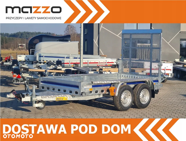 Wiola DOSTAWA 292x142x20 B2730 PRZYCZEPA DO PRZEWOZU MASZYN / BUDOWLANKA WYTRZYMAŁA hamowana
