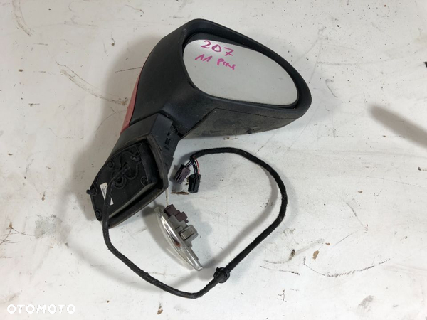 PEUGEOT 207 LUSTERKO ZEWNĘTRZNE PRAWE 11 PIN