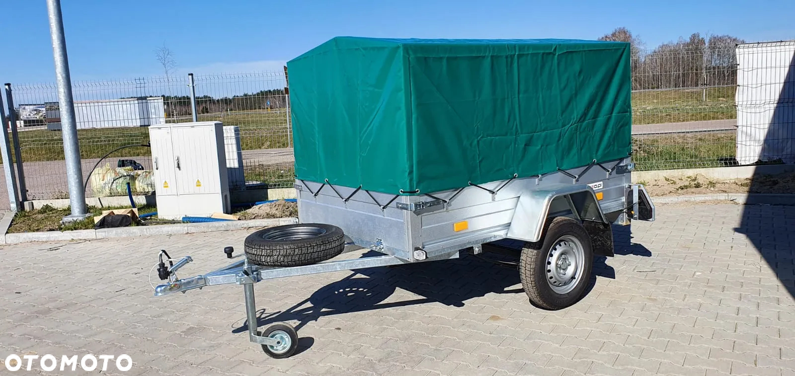 Rydwan Dostawa przyczepka 245x125x130 DMC750kg, stelaż i plandeka RESOR! SOLIDNA I MOCNA - 19