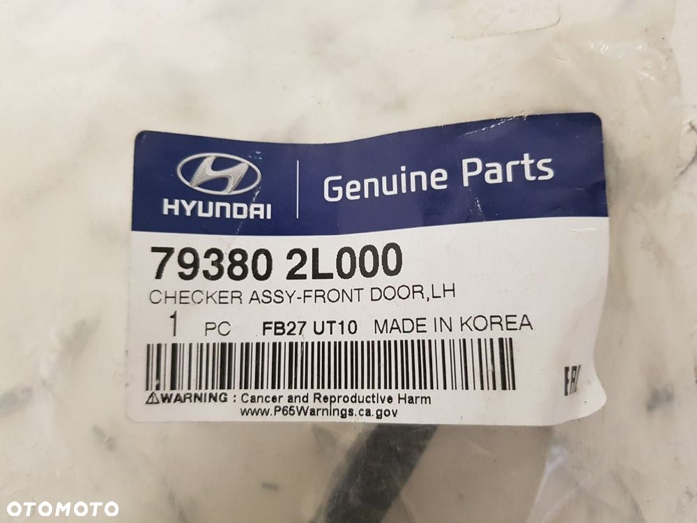 ORYGINALNY FABRYCZNIE NOWY OGRANICZNIK DRZWI PRZEDNICH PRZÓD LEWA PRAWA HYUNDAI I30 I 1 07-12 - 2