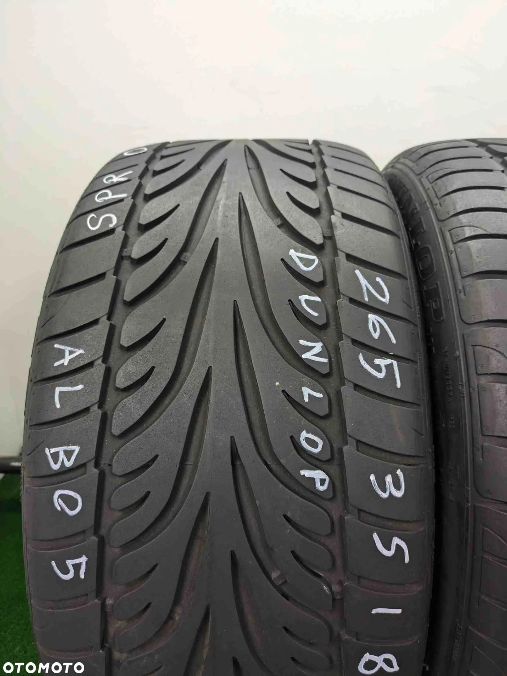 opony 265/35/18 Dunlop sp sport 9000 - 2