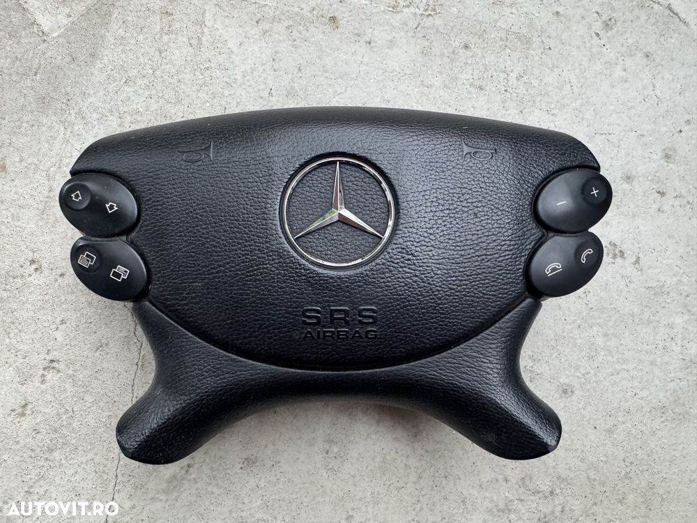 Airbag volan negru Mercedea Benz CLS w219 E W211 CLK facelift - 1